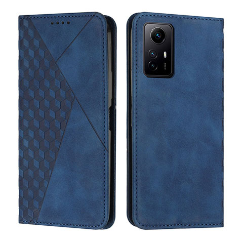 Coque Portefeuille Livre Cuir Etui Clapet Y02X pour Xiaomi Redmi Note 12S Bleu