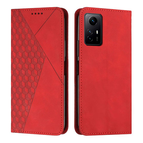 Coque Portefeuille Livre Cuir Etui Clapet Y02X pour Xiaomi Redmi Note 12S Rouge