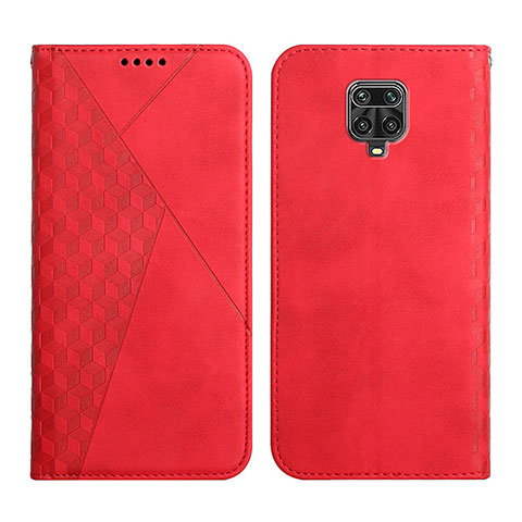 Coque Portefeuille Livre Cuir Etui Clapet Y02X pour Xiaomi Redmi Note 9S Rouge