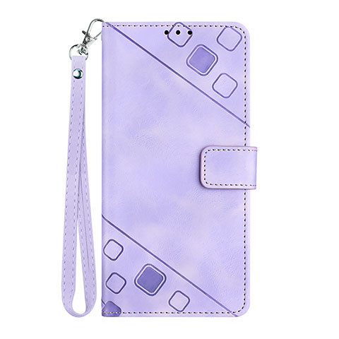 Coque Portefeuille Livre Cuir Etui Clapet Y03B pour Google Pixel 6a 5G Violet