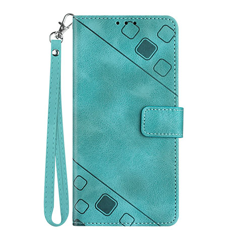 Coque Portefeuille Livre Cuir Etui Clapet Y03B pour Huawei Honor X6 Vert