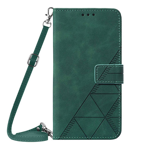 Coque Portefeuille Livre Cuir Etui Clapet Y03B pour Samsung Galaxy M33 5G Vert