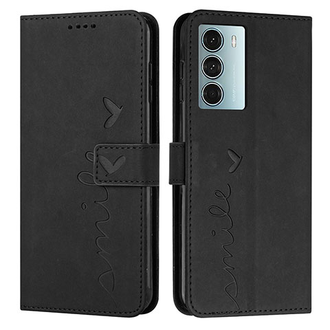 Coque Portefeuille Livre Cuir Etui Clapet Y03X pour Motorola Moto Edge S30 5G Noir