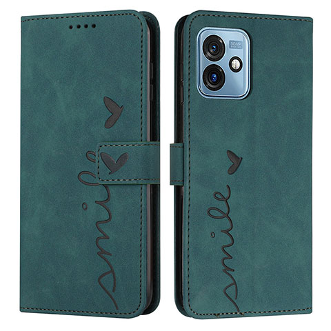 Coque Portefeuille Livre Cuir Etui Clapet Y03X pour Motorola Moto G 5G (2023) Vert