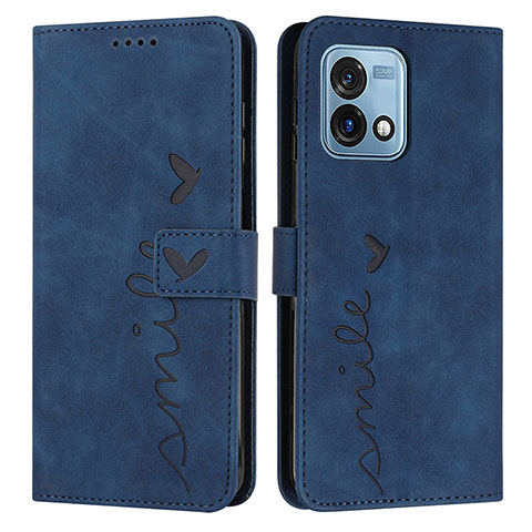 Coque Portefeuille Livre Cuir Etui Clapet Y03X pour Motorola Moto G Stylus (2023) 4G Bleu