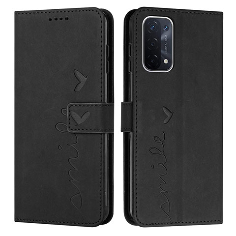 Coque Portefeuille Livre Cuir Etui Clapet Y03X pour OnePlus Nord N200 5G Noir