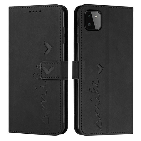 Coque Portefeuille Livre Cuir Etui Clapet Y03X pour Samsung Galaxy A22 5G Noir