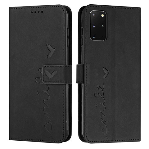 Coque Portefeuille Livre Cuir Etui Clapet Y03X pour Samsung Galaxy S20 Plus 5G Noir