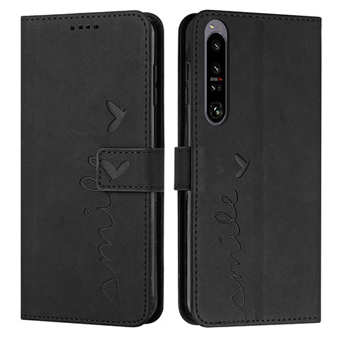 Coque Portefeuille Livre Cuir Etui Clapet Y03X pour Sony Xperia 1 IV SO-51C Noir