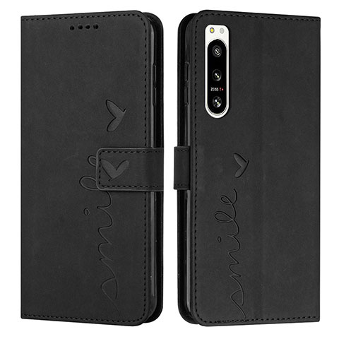 Coque Portefeuille Livre Cuir Etui Clapet Y03X pour Sony Xperia 5 IV Noir