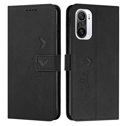 Coque Portefeuille Livre Cuir Etui Clapet Y03X pour Xiaomi Mi 11i 5G Noir