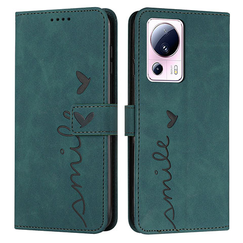 Coque Portefeuille Livre Cuir Etui Clapet Y03X pour Xiaomi Mi 12 Lite NE 5G Vert