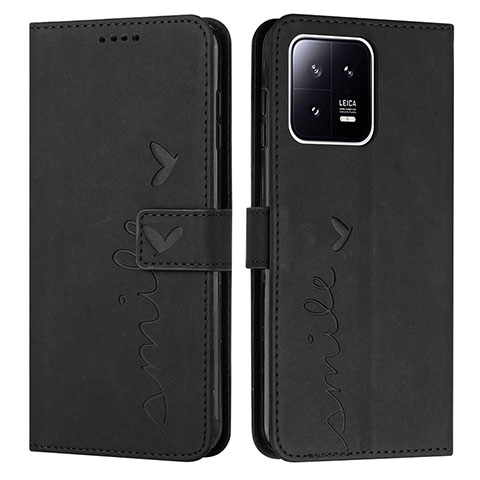 Coque Portefeuille Livre Cuir Etui Clapet Y03X pour Xiaomi Mi 13 5G Noir