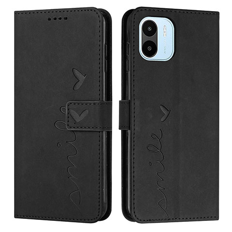 Coque Portefeuille Livre Cuir Etui Clapet Y03X pour Xiaomi Poco C51 Noir