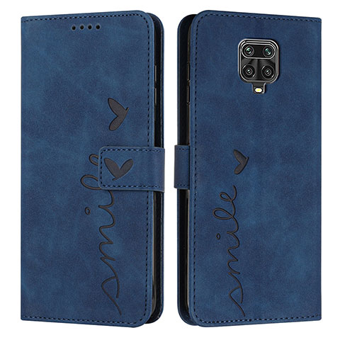 Coque Portefeuille Livre Cuir Etui Clapet Y03X pour Xiaomi Poco M2 Pro Bleu