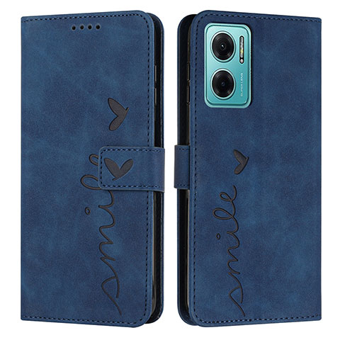 Coque Portefeuille Livre Cuir Etui Clapet Y03X pour Xiaomi Redmi 10 Prime Plus 5G Bleu