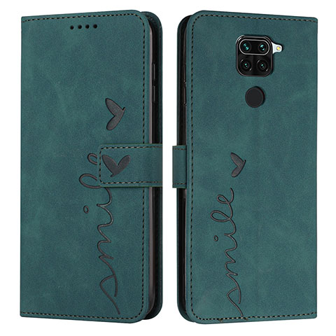 Coque Portefeuille Livre Cuir Etui Clapet Y03X pour Xiaomi Redmi 10X 4G Vert