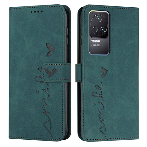 Coque Portefeuille Livre Cuir Etui Clapet Y03X pour Xiaomi Redmi K50 5G Vert