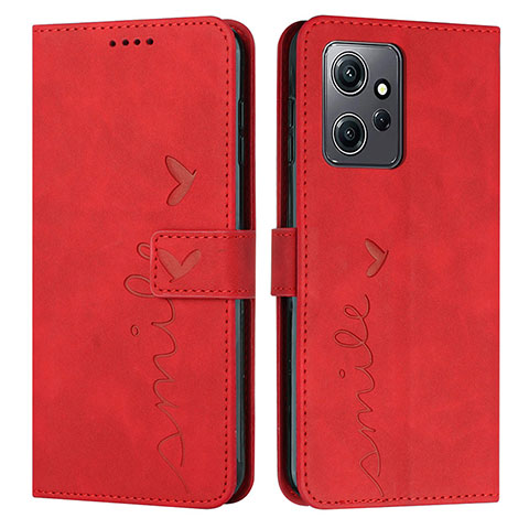 Coque Portefeuille Livre Cuir Etui Clapet Y03X pour Xiaomi Redmi Note 12 4G Rouge