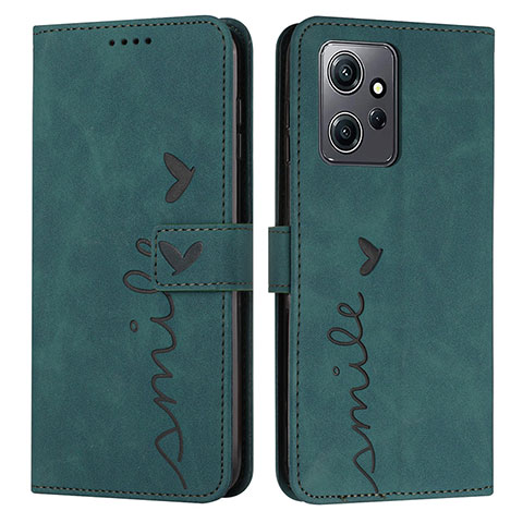 Coque Portefeuille Livre Cuir Etui Clapet Y03X pour Xiaomi Redmi Note 12 4G Vert