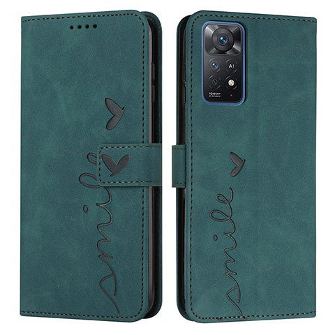 Coque Portefeuille Livre Cuir Etui Clapet Y03X pour Xiaomi Redmi Note 12 Pro 4G Vert