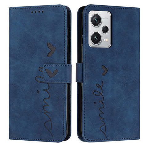 Coque Portefeuille Livre Cuir Etui Clapet Y03X pour Xiaomi Redmi Note 12 Pro+ Plus 5G Bleu