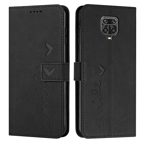 Coque Portefeuille Livre Cuir Etui Clapet Y03X pour Xiaomi Redmi Note 9 Pro Max Noir