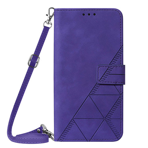 Coque Portefeuille Livre Cuir Etui Clapet Y04B pour Samsung Galaxy A15 4G Violet