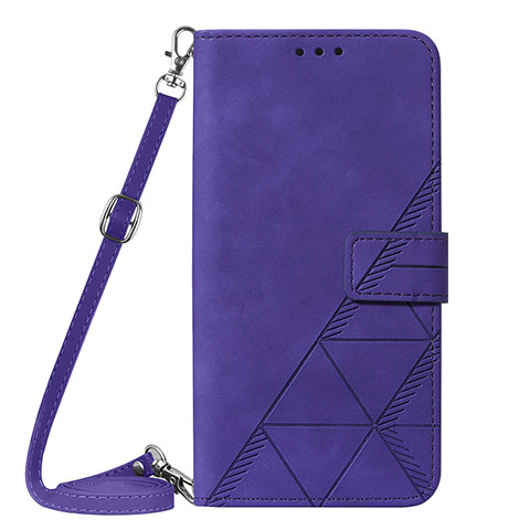 Coque Portefeuille Livre Cuir Etui Clapet Y04B pour Samsung Galaxy F54 5G Violet