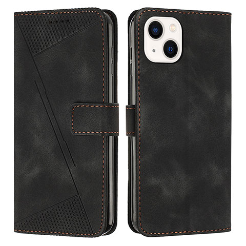 Coque Portefeuille Livre Cuir Etui Clapet Y04X pour Apple iPhone 15 Plus Noir