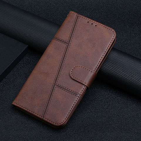 Coque Portefeuille Livre Cuir Etui Clapet Y04X pour Google Pixel 6 5G Marron