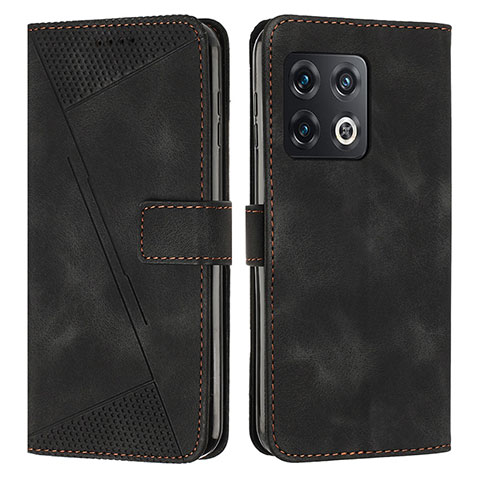 Coque Portefeuille Livre Cuir Etui Clapet Y04X pour OnePlus 10 Pro 5G Noir