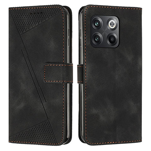 Coque Portefeuille Livre Cuir Etui Clapet Y04X pour OnePlus 10T 5G Noir