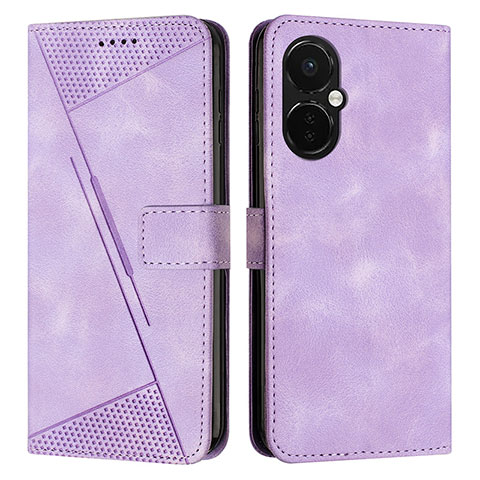 Coque Portefeuille Livre Cuir Etui Clapet Y04X pour OnePlus Nord N30 5G Violet