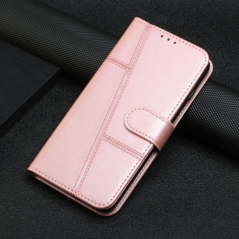 Coque Portefeuille Livre Cuir Etui Clapet Y04X pour Oppo Reno10 Pro+ Plus 5G Or Rose