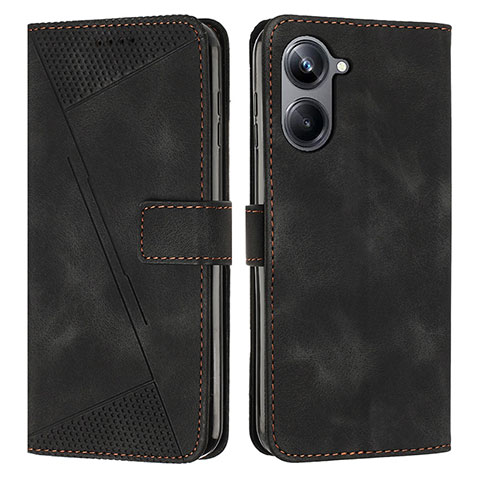 Coque Portefeuille Livre Cuir Etui Clapet Y04X pour Realme 10 Pro 5G Noir