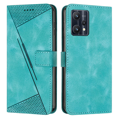 Coque Portefeuille Livre Cuir Etui Clapet Y04X pour Realme 9 Pro 5G Vert