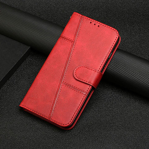 Coque Portefeuille Livre Cuir Etui Clapet Y04X pour Samsung Galaxy F02S SM-E025F Rouge