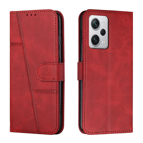 Coque Portefeuille Livre Cuir Etui Clapet Y04X pour Xiaomi Redmi Note 12 Explorer Rouge