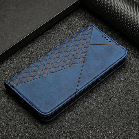 Coque Portefeuille Livre Cuir Etui Clapet Y05X pour Google Pixel 6 Pro 5G Bleu