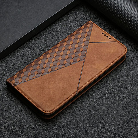 Coque Portefeuille Livre Cuir Etui Clapet Y05X pour Google Pixel 6 Pro 5G Marron