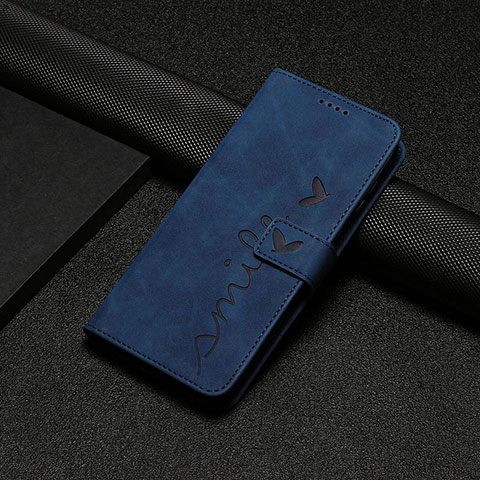 Coque Portefeuille Livre Cuir Etui Clapet Y06X pour Motorola Moto G14 Bleu