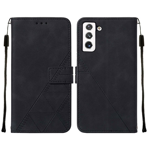 Coque Portefeuille Livre Cuir Etui Clapet Y07B pour Samsung Galaxy S21 Plus 5G Noir