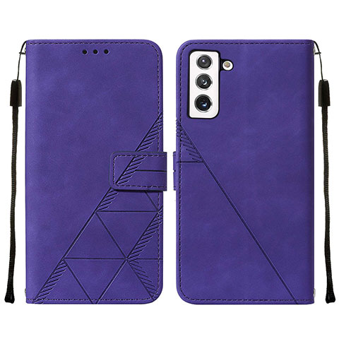 Coque Portefeuille Livre Cuir Etui Clapet Y07B pour Samsung Galaxy S23 Plus 5G Violet