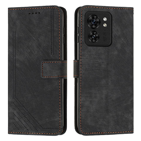 Coque Portefeuille Livre Cuir Etui Clapet Y07X pour Motorola Moto Edge (2023) 5G Noir