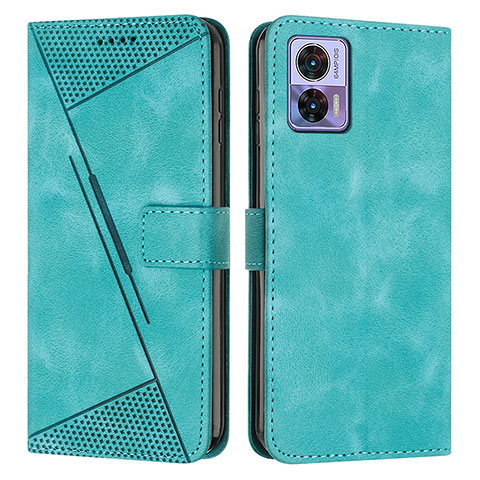 Coque Portefeuille Livre Cuir Etui Clapet Y07X pour Motorola Moto Edge 30 Lite 5G Vert