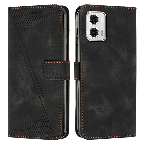 Coque Portefeuille Livre Cuir Etui Clapet Y07X pour Motorola Moto G 5G (2023) Noir