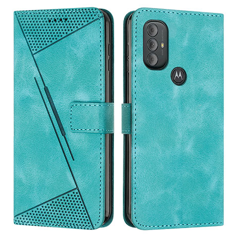 Coque Portefeuille Livre Cuir Etui Clapet Y07X pour Motorola Moto G Play (2023) Vert