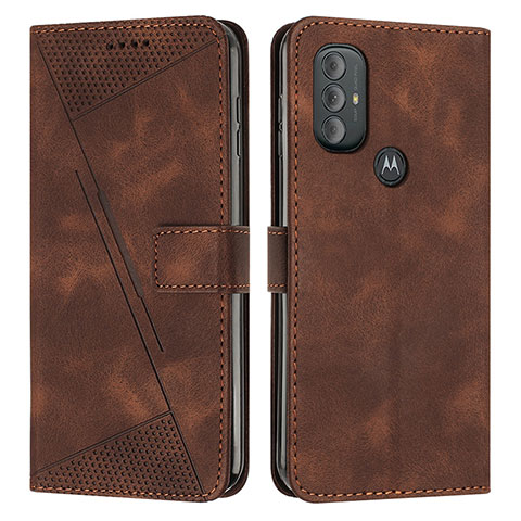 Coque Portefeuille Livre Cuir Etui Clapet Y07X pour Motorola Moto G Power (2022) Marron