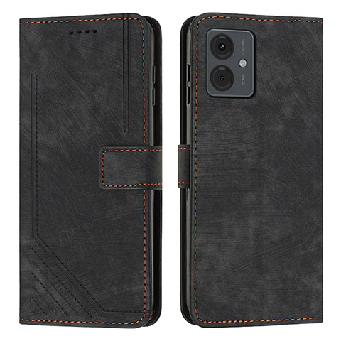 Coque Portefeuille Livre Cuir Etui Clapet Y07X pour Motorola Moto G14 Noir